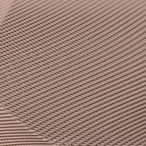A close-up of the shade's wall at full resolution, from the G-code: rows of rounded beads, each with the width it was printed at.